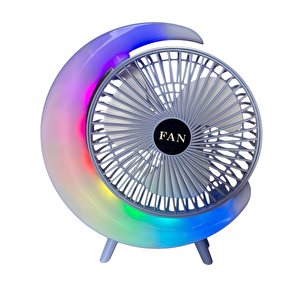 S24 Taşınabilir Masaüstü Mavi Usb Fan