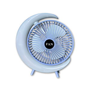 S24 Taşınabilir Masaüstü Mavi Usb Fan