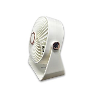 Zb112 Taşınabilir Masaüstü Beyaz Usb Fan