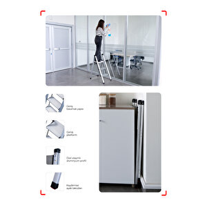 3 Basamaklı Troya - Ev Tipi Merdiven Cm2213n