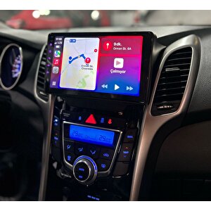 Hyundai̇ İ30 Uyumlu 4 Gb Ram 64 Gb Dahi̇li̇ Hafiza 9 İnç Multi̇medya Kablosuz Carplay Geri̇ Görüş Kamerali