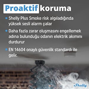 Shelly Plus Akıllı Duman Dedektörü