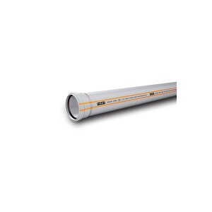 Dublex Pvc Atık Su Borusu Pimaş 100 X 2000 Mm.
