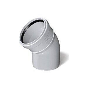 Pvc 50'lik Açık Dirsek 45°