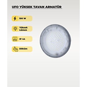 Yüksek Tavan Ufo Armatür 100w - 6500k Beyaz Işık