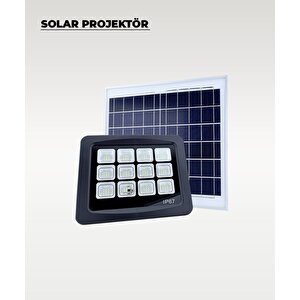 120w  Solar Projektör Ip67 Beyaz Işık (su Geçirmez - Dış Mekan)