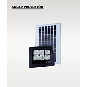 60w  Solar Projektör Ip67 Beyaz Işık (su Geçirmez - Dış Mekan)