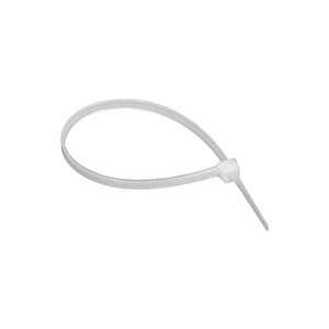 Kablo Bağı- Plastik Kelepçe - 3.6 X 150 Mm - Cırt Kelepçe Beyaz (100 Adet)
