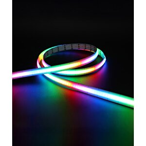 Cob Rgb Pixel Şerit Led - Animasyonlu - Sese Duyarlı - 5 Metre (kumandalı)