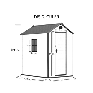 Di̇vona Bahçe Depolama Evi