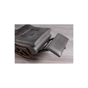 Most Woodarm %100 Ağaç Dinlenme Koltuğu İthal Nubuk Kumaş (Evinize Teslim)