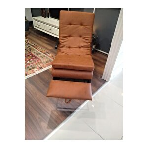 Most Woodarm %100 Ağaç Dinlenme Koltuğu 06 Tarçın İthal Nubuk Kumaş(Evinize Teslim) Tarçın