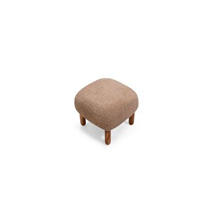 Most Browning Sallanan Koltuk %100 Ahşap Lüks Kahverengi Teddy Kumaş (Evinize Teslim)