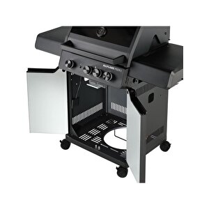 Allflame Peer 3 Gazlı Barbekü Istasyonu - Siyah