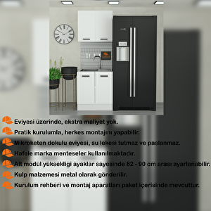 80 Cm Evyeli Mutfak Dolabı Alucra