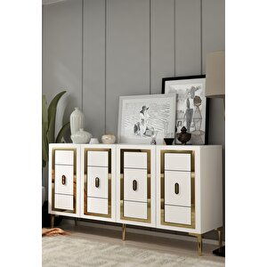 Ori̇ondh (kb150) Konsol Beyaz-Altın Beyaz-Altın