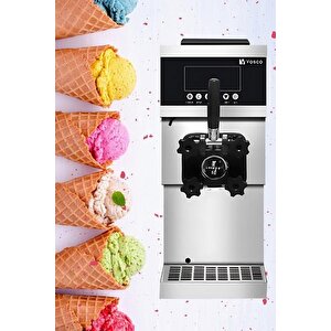 Pro Silver Soft Dondurma Makinesi Set Üstü (tek Kollu)
