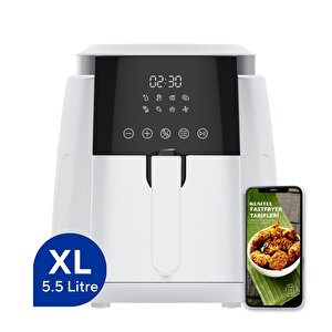 Beyaz Xl Digital Fastfryer ( Yağsız Fritöz Airfryer ) Haf-02