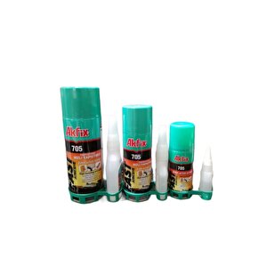 705 Profesyonel Hızlı Yapıştırıcı Mdf Kit 200 Ml. + 50 Gr.( Orta Boy ) - Hızlı Yapıştırıcı