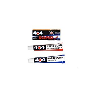 Rapid Bond Hızlı Plastik Çelik Yapıştırıcı Çift Karışımlı 16 Gr. 10 Dakikada Yapıştırır.