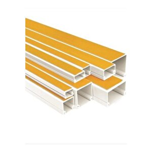 16 X 16 Yapışkanlı Kablo Kanalı Beyaz 2 Mt. ( 5 Adet )