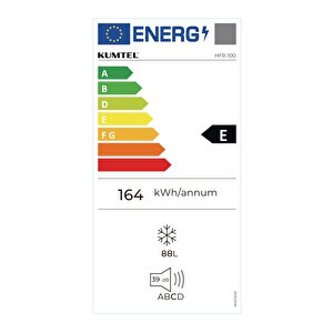 3 Çekmeceli Dikey Dondurucu 88l Hfr-100