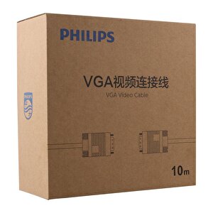 Swv6139h/93 Siyah 3+6 Erkek-erkek 15 Pin 10 Metre Vga Kablo