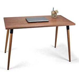 Doğal Ağaç Masif Kütük Masa Ahşap Çalışma Masası Ofis Masası 60cm X 90cm ( Ağaç Ayak )