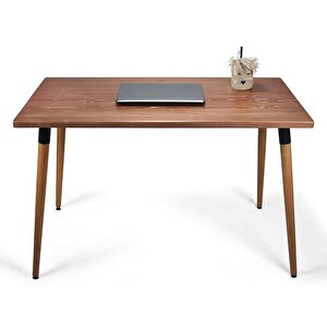 Doğal Ağaç Masif Kütük Masa Ahşap Çalışma Masası Ofis Masası 60cm X 90cm ( Ağaç Ayak )