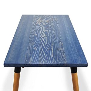 Doğal Ağaç Masif Kütük Masa Ahşap Çalışma Masası Ofis Masası 60cm X 90cm ( Ağaç Ayak )