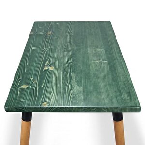 Doğal Ağaç Masif Kütük Masa Ahşap Çalışma Masası Ofis Masası 60cm X 120cm ( Ağaç Ayak )