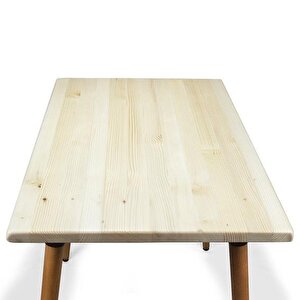 Doğal Ağaç Masif Kütük Masa Ahşap Çalışma Masası Ofis Masası 60cm X 90cm ( Ağaç Ayak )