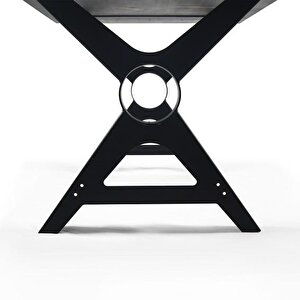 Doğal Ağaç Masif Ahşap Yemek Masası 90 Cm X 180 Cm 4 Sandalye