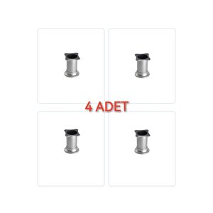 Panda Baza Ayağı Saten Renkli Plastik 8 Cm ( 4 Adet )