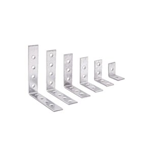 Mobilya Dolap Köşe Bağlantı L Demir Gönye Eşya Sabitleme 15 X 75 Mm ( 5 Adet )