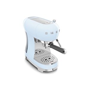 50's Style Ecf02 Manuel Espresso Kahve Makinesi Mavi