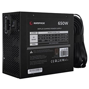 Rampage 650w 80+ Bronze Rmp-650-80pb Power Supply