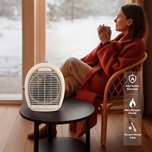 Kumtel Fanlı Isıtıcı 2000 W Lx-6331 Bej