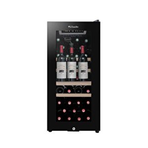 38 Şişe Kapasiteli Service Solo Siyah Şarap Dolabı ls38black