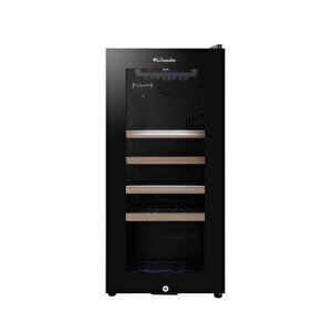 38 Şişe Kapasiteli Service Solo Siyah Şarap Dolabı ls38black