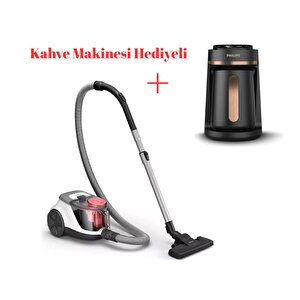 Xb2142/09 Torbasız Süpürge + Hda150/60 Kahve Makinesi Hediyeli