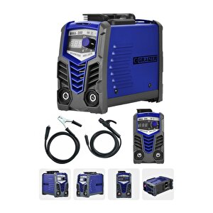 Alman Mma 200 Amper Profesyonel Dijital Göstergeli Inverter Kaynak Makinesi