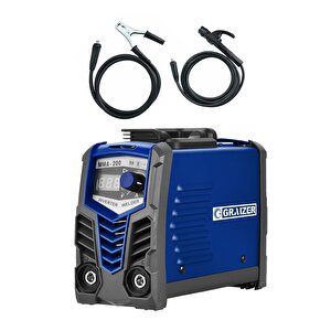 Alman Gra 200 Amper Profesyonel Dijital Göstergeli Inverter Kaynak Makinesi Lacivert