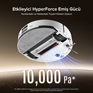 Q8 Max Pro Plus Akıllı Robot Süpürge Beyaz