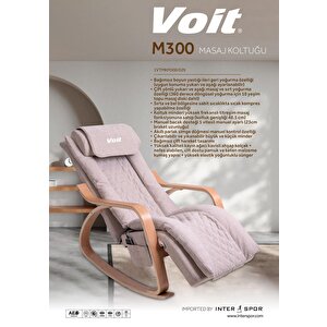 M300 Elektrikli Masaj Koltuğu Masaj Sandalyesi Kumandalı / krem