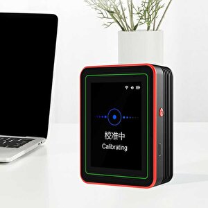 Aek-tech 15'li Aqi,temp,humi,co2,hcho,co,tvoc,pm2.5,pm10,pm1.0,pm0.3 Dedektör Taşınabilir Ev Ofis Hava Kalitesi Ölçüm Cihazı