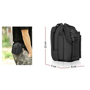 Protector Plus Mini Taktik Kamera Çantası Siyah