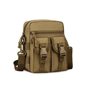 Omuzdan Askılı Küçük Taktik Outdoor Gündelik El Çantası Haki