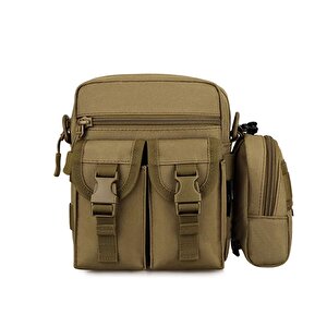 Omuzdan Askılı Küçük Taktik Outdoor Gündelik El Çantası Haki