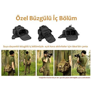 Protector Plus Tek Omuz Çanta (siyah)